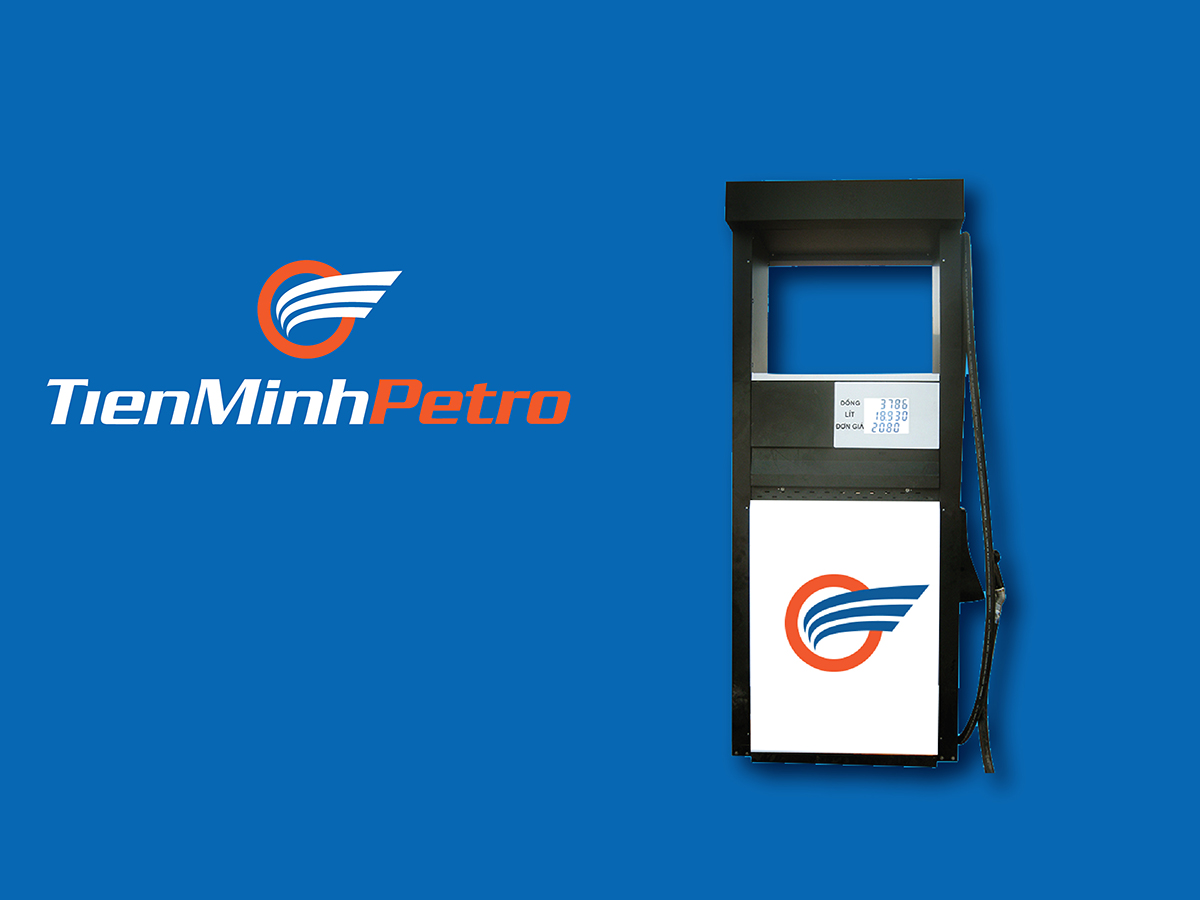 TIẾN MINH PETRO - Thiết kế logo thương hiệu ngành dầu khí - xăng dầu Tiến Minh Petro